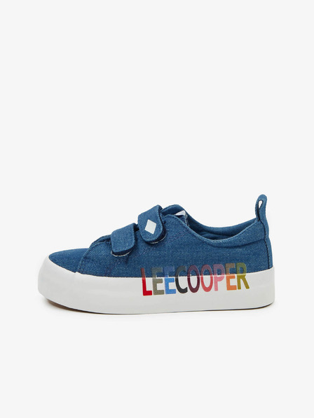 Lee Cooper Modre otroške vzorčaste superge Lee Cooper