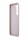 Guess PU 4G Metal Logo Zadní Kryt pro Samsung Galaxy S23 Pink Ovitek za telefon