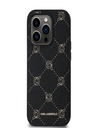 Karl Lagerfeld PU Karl Heads Pattern Magsafe Back Cover za iPhone 14 Pro Max Black Karl Lagerfeld