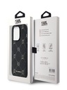 Karl Lagerfeld PU Karl Heads Pattern Magsafe Back Cover za iPhone 14 Pro Max Black Karl Lagerfeld