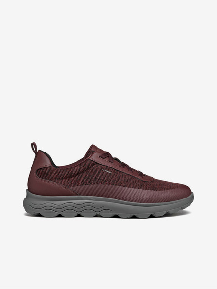 Geox Moški športni copati Geox Spherica v bordo barvi