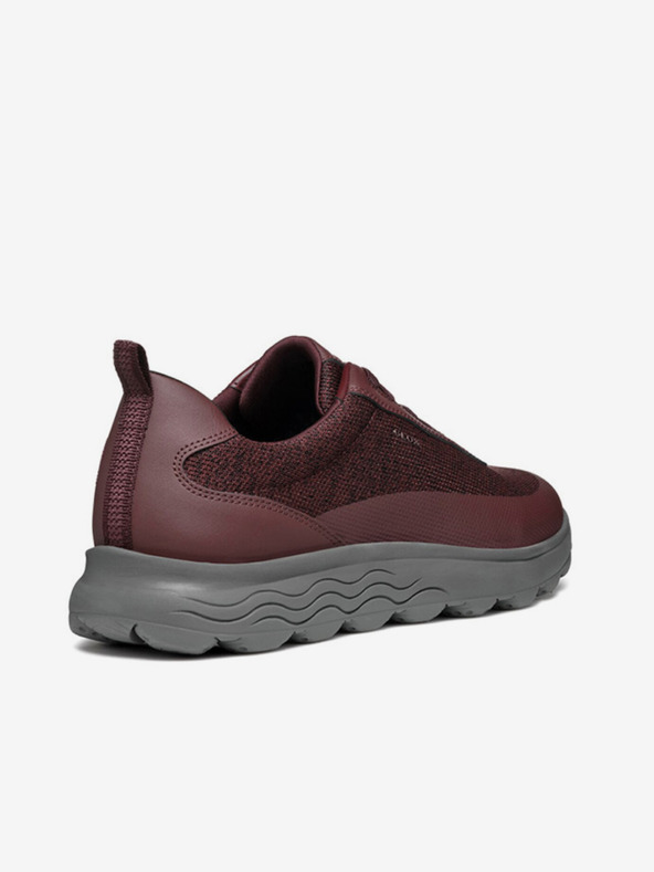 Geox Moški športni copati Geox Spherica v bordo barvi