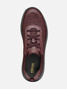 Geox Moški športni copati Geox Spherica v bordo barvi