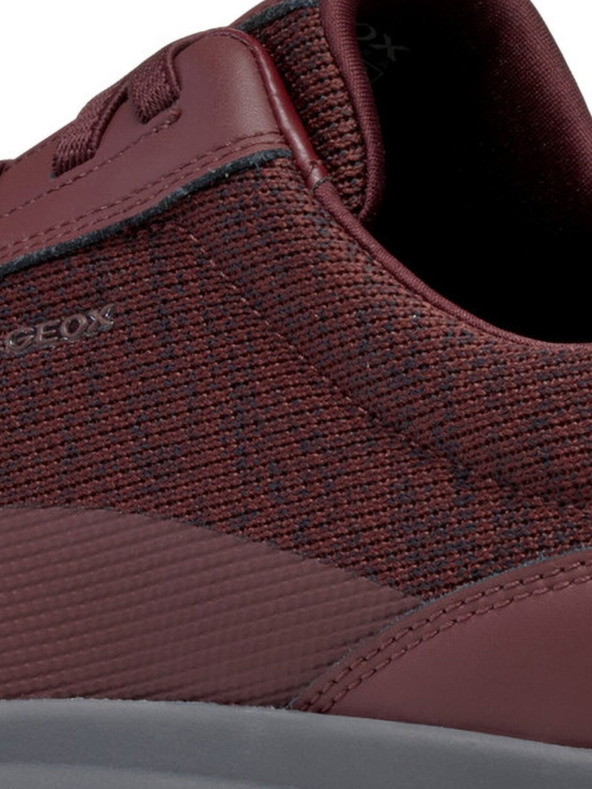 Geox Moški športni copati Geox Spherica v bordo barvi