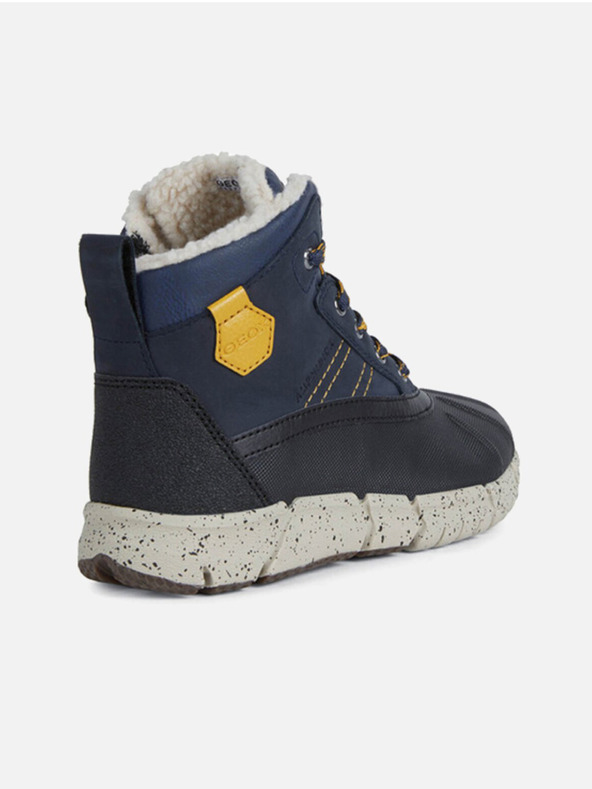 Geox Tmavmodrá chlapčenská členkové topánky Geox Flexyper ABX