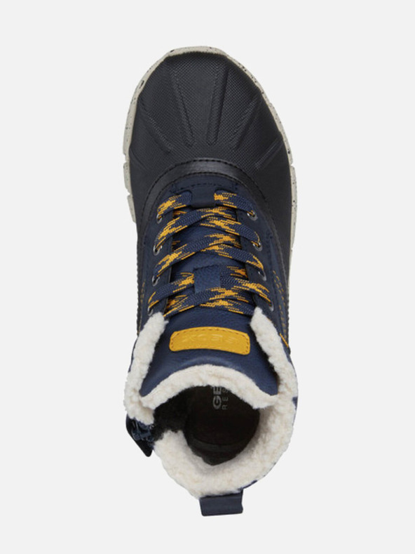 Geox Tmavmodrá chlapčenská členkové topánky Geox Flexyper ABX