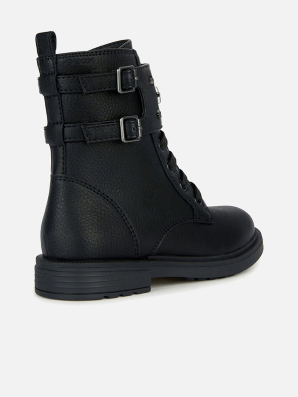 Geox Črni dekliški gležnjarji Geox Eclair