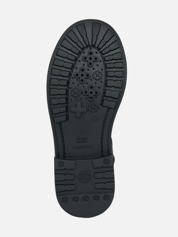 Geox Črni dekliški gležnjarji Geox Eclair