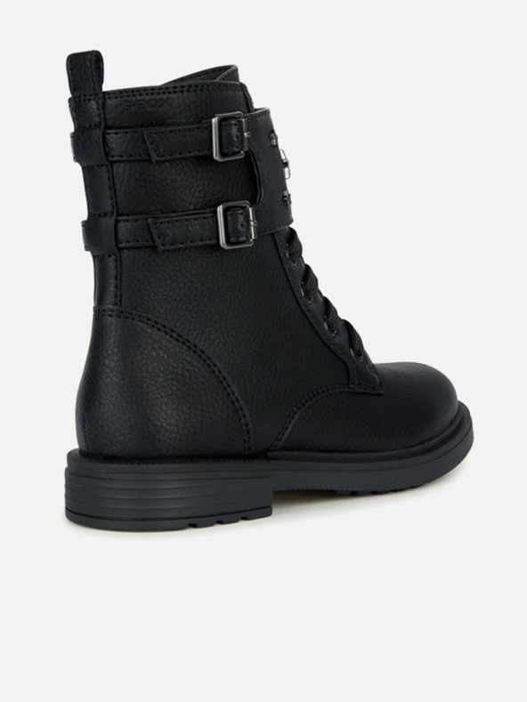 Geox Črni dekliški gležnjarji Geox Eclair