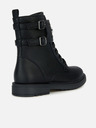 Geox Črni dekliški gležnjarji Geox Eclair