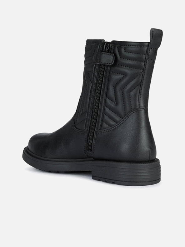 Geox Črni dekliški gležnjarji Geox Eclair