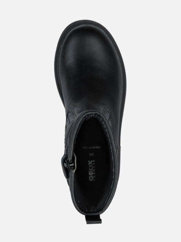 Geox Črni dekliški gležnjarji Geox Eclair