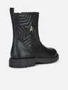 Geox Črni dekliški gležnjarji Geox Eclair