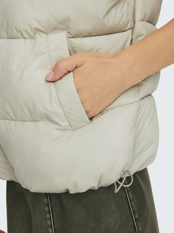 ONLY Bež Ženski prešiti jopič ONLY Wanja