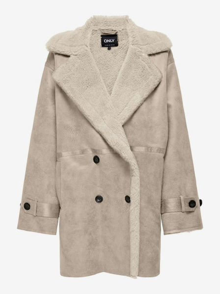 ONLY Beige Ženski plašč ONLY Ylva
