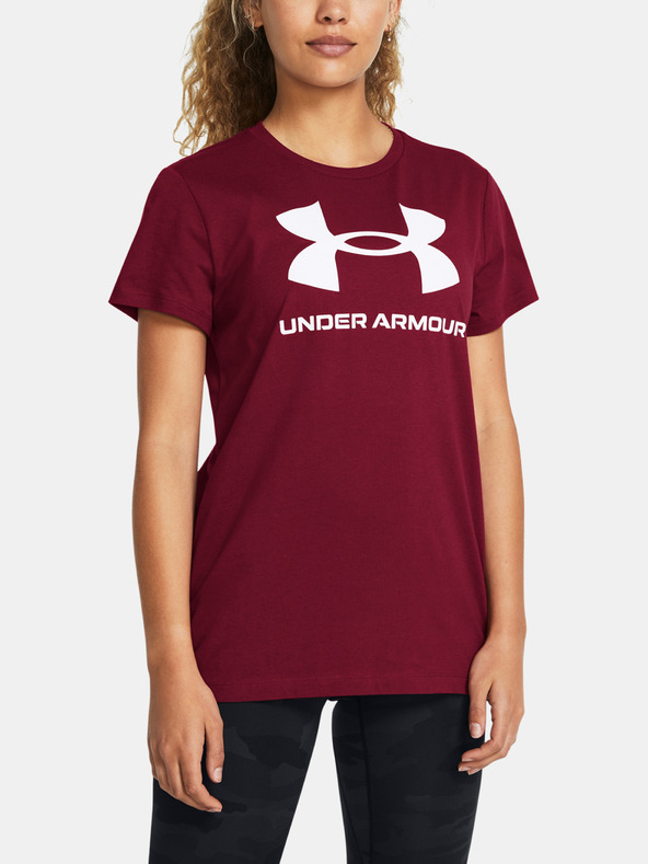 Under Armour Ženska majica Under Armour UA Rival Logo SS-RED