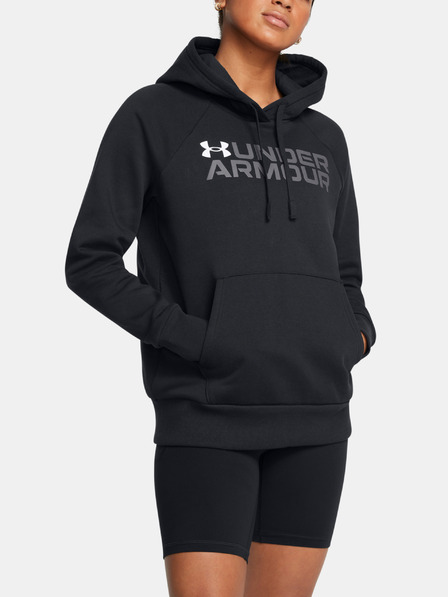 Under Armour Ženski pulover Under Armour Rival Fleece Wordmark Hoodie