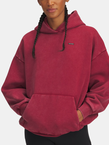 Under Armour Ženski pulover  Under Armour UA Icon HWT Flc OS Hdy-RED