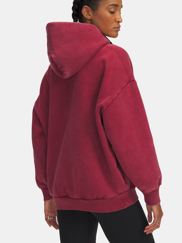 Under Armour Ženski pulover  Under Armour UA Icon HWT Flc OS Hdy-RED