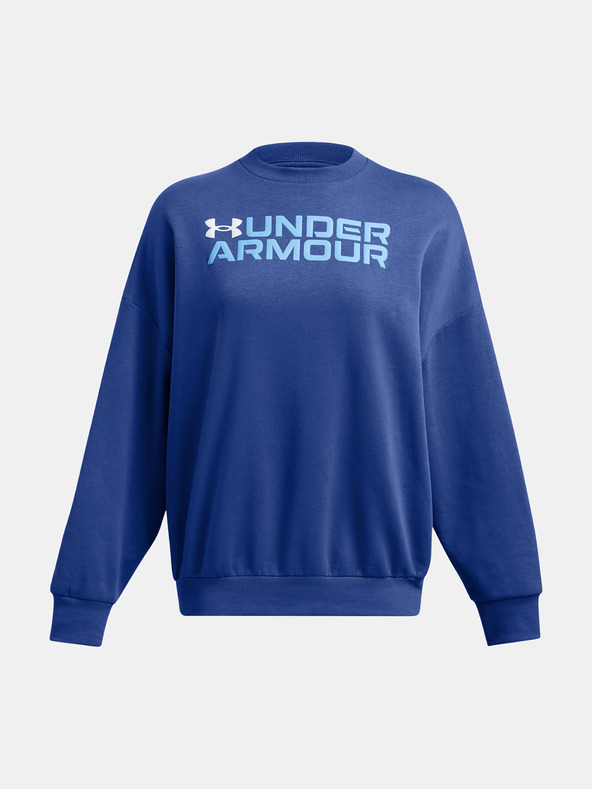 Under Armour Ženski pulover  Under Armour Rival Fleece WordmarkOS Crew-BLU
