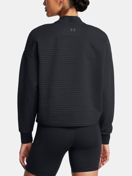 Under Armour Ženski pulover  Under Armour Unstoppable Flc Grid Mock LS-BLK