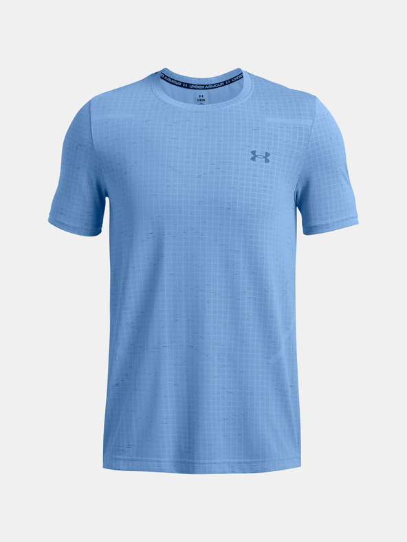 Under Armour Moška majica Under Armour Vanish Seamless Grid SS-BLU