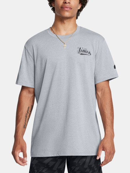 Under Armour Moška majica Under Armour Curry HW Verbiage Tee 2-GRY