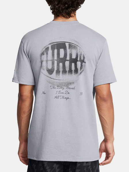 Under Armour Moška majica Under Armour Curry HW Verbiage Tee 2-GRY