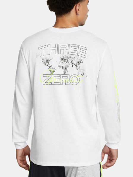 Under Armour Moška majica Under Armour Curry HW Verbiage LS Tee-WHT