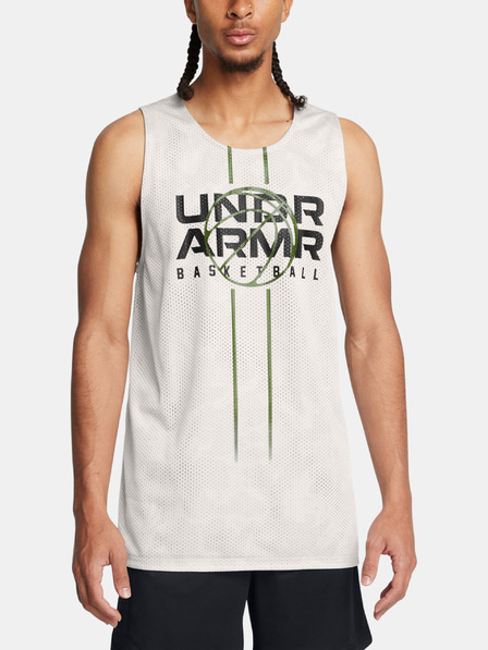 Under Armour Moška majica brez rokavov Under Armour UA Zone Reversible Jsy-GRN