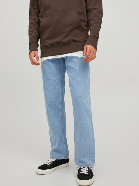 Jack & Jones Svetlo modre moške kavbojke ravnega kroja Jack & Jones Eddie