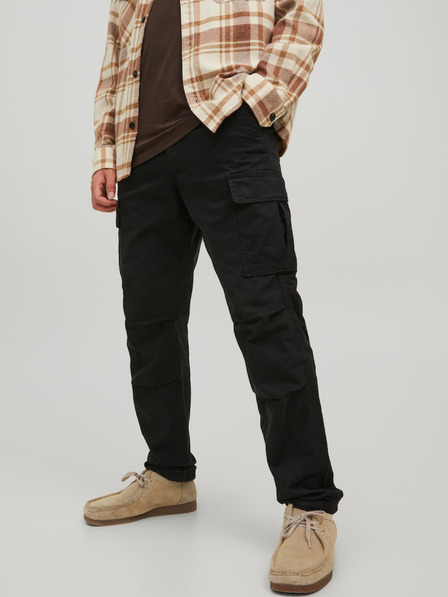 Jack & Jones Črne moške hlače Jack & Jones Stace Pocket
