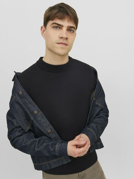 Jack & Jones Moška črna jopa Jack & Jones Jack