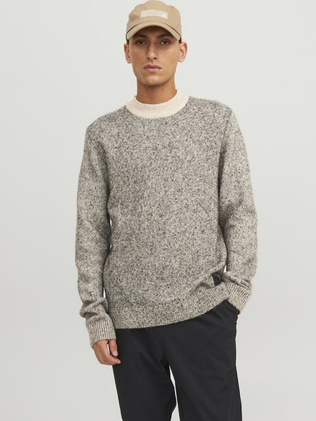 Jack & Jones Jack & Jones Space Moški bež pulover