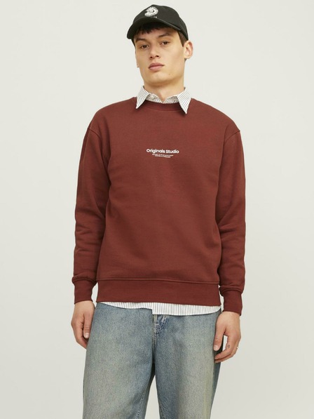 Jack & Jones Rjava moška kapuca Jack & Jones JORVESTERBRO
