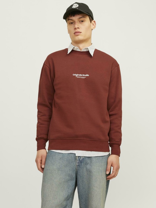 Jack & Jones Rjava moška kapuca Jack & Jones JORVESTERBRO