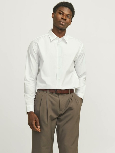 Jack & Jones Bela moška srajca Jack & Jones Bushwick