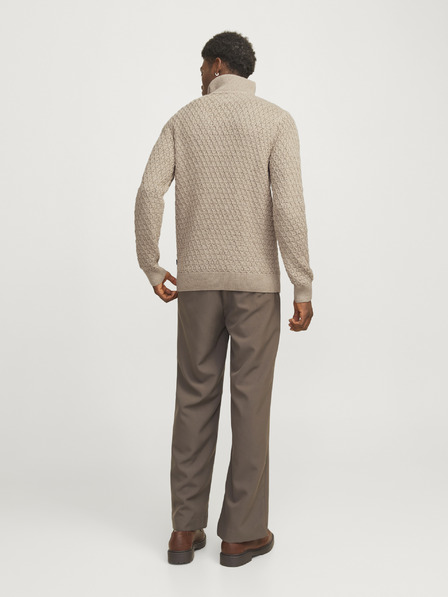 Jack & Jones Bež Moški pulover Jack & Jones Blunorth Zip