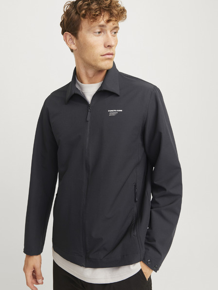 Jack & Jones Črna moška lahka jakna Jack & Jones Aero