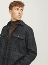 Jack & Jones Črno-siva moška lahka srajčna jakna Jack & Jones Raymond