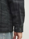 Jack & Jones Črno-siva moška lahka srajčna jakna Jack & Jones Raymond