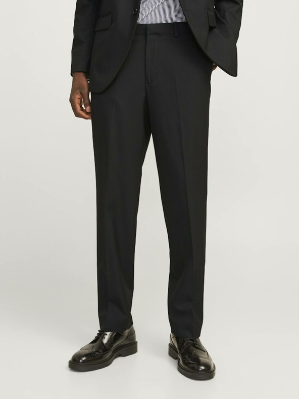 Jack & Jones Črne moške hlače Jack & Jones Brush