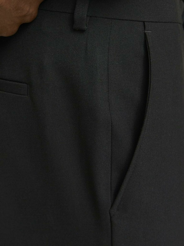 Jack & Jones Črne moške hlače Jack & Jones Brush