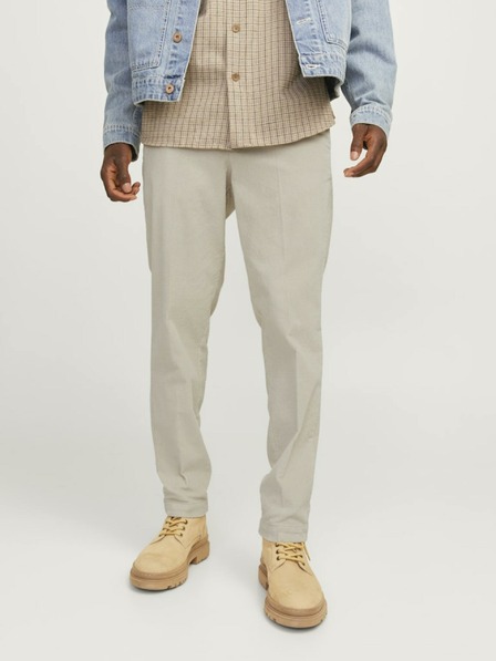 Jack & Jones Bež moške hlače iz manšestra Jack & Jones Tace