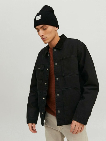 Jack & Jones Črna kapa Jack & Jones Clong