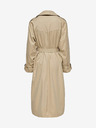 ONLY Bež prosti plašč s kravato ONLY Chloe