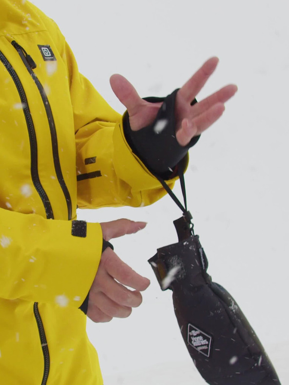 Horsefeathers Terra 3-slojna jakna - žveplena Horsefeathers