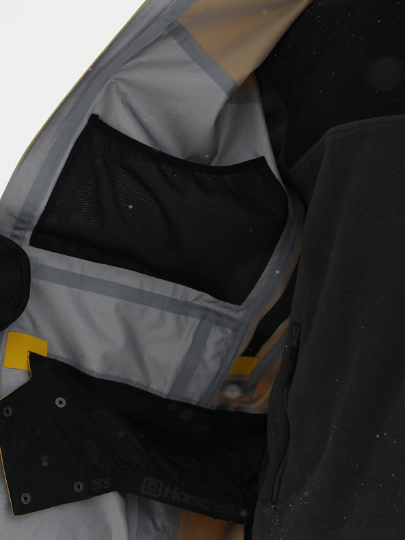 Horsefeathers Terra 3-slojna jakna - žveplena Horsefeathers