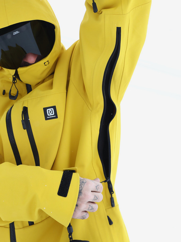 Horsefeathers Terra 3-slojna jakna - žveplena Horsefeathers