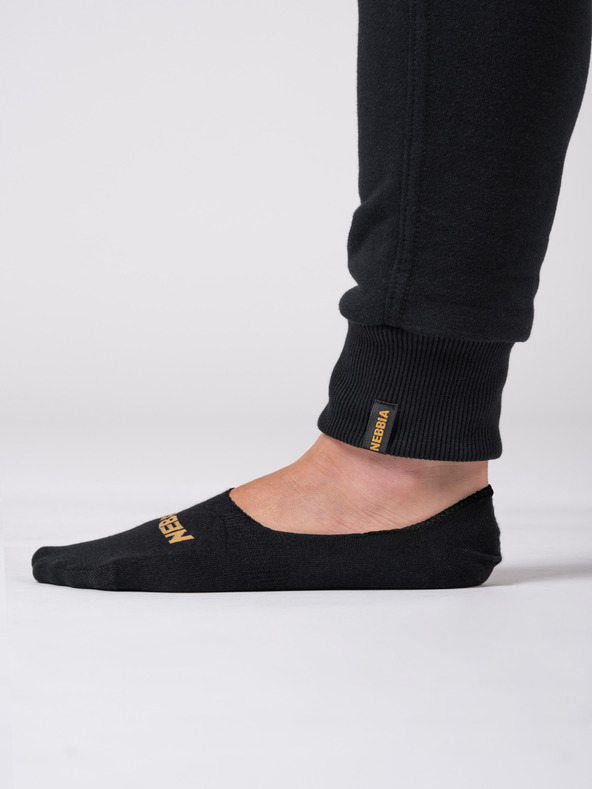 Nebbia Črne ženske nogavice INTENSE no-show 105